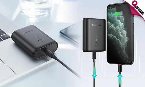 RAVPower PD 10,000mAh 18W 2-Port Mini Powerbank!